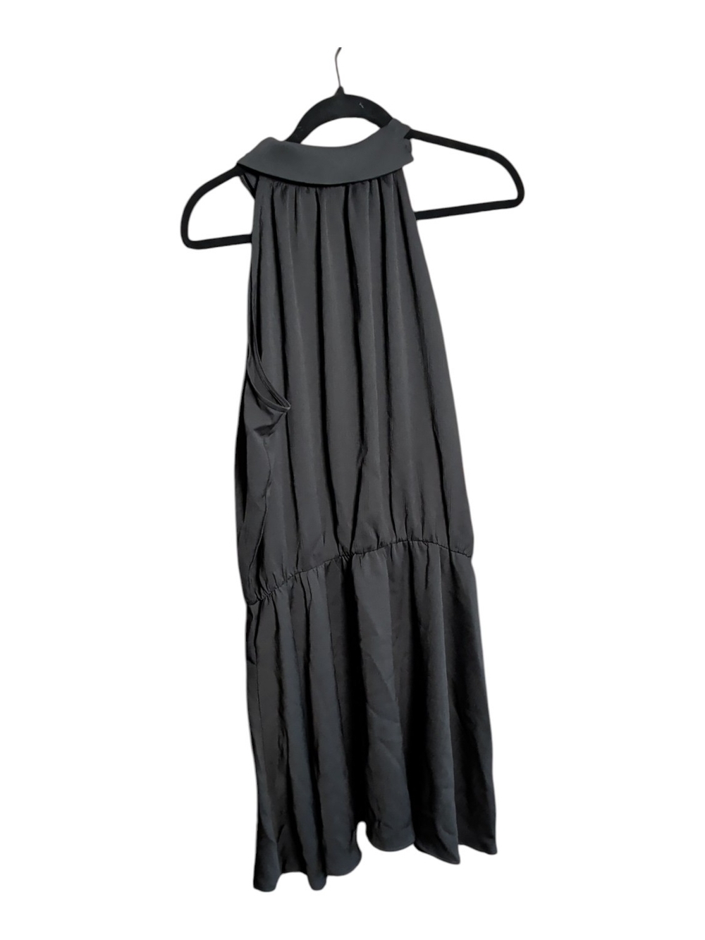 Black Halter Midi Dress - HALARA